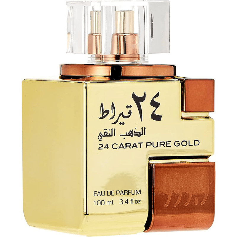 Lattafa 24 Carat Pure Gold Eau de Parfum 100ml – Parfum Oriental de Luxe, Oud & Ambre - Afanaya